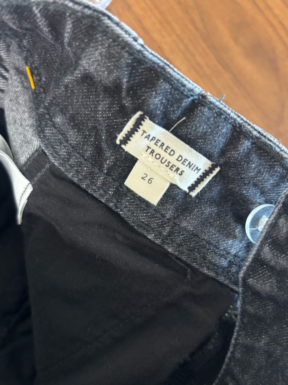 Madewell tapered denim trousers Black - Picture 10 of 15